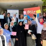 Jordanian women celebrating the Salamat Jordan launch.